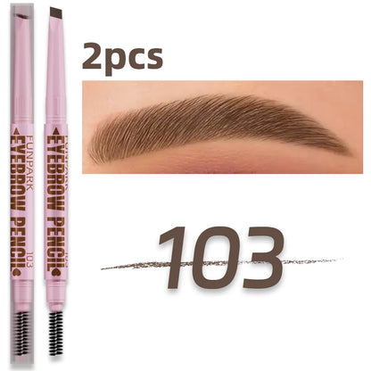 2-in-1 Waterproof Eyebrow Pencil