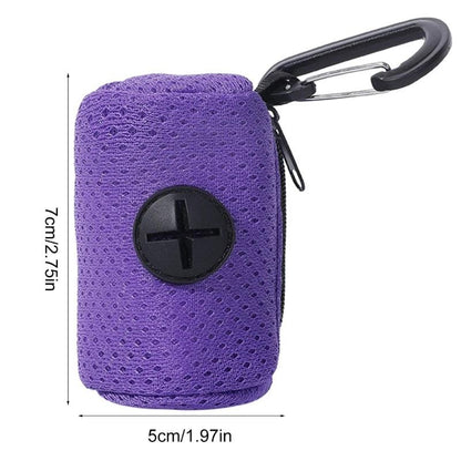Mesh Dog Poop Bag Dispenser with Clip