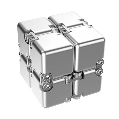 Metal Magnetic Pocket Cube 2x2 Puzzle Toy for Stress Relief
