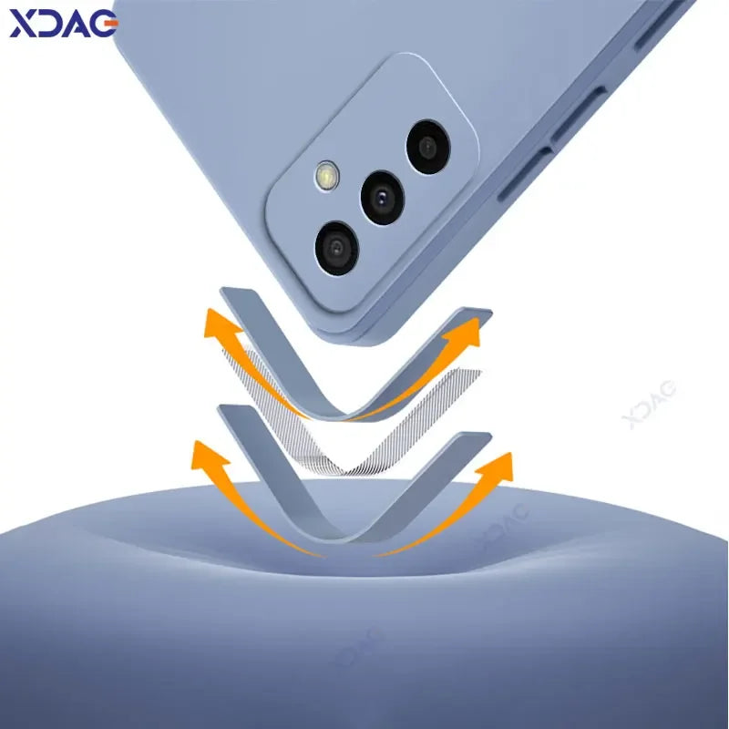 Cellphone Cases for Samsung Galaxy M23 F23 5G SamsungM23 SamsungF23 Luxury Original Square Liquid Silicone Back Cover Coque Bags