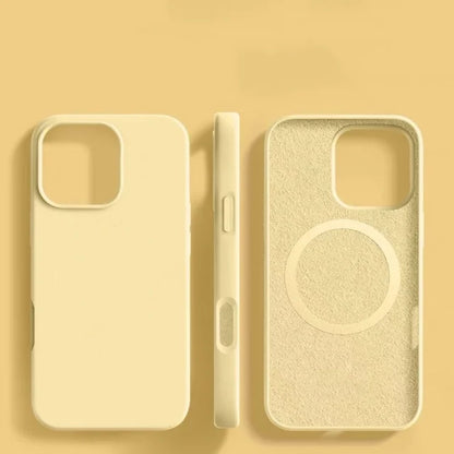 For iPhone 18 17 Pro Max 16 Plus Luxury Magsafe Magnetic Liquid Silicone Frame Phone Case For iPhone 15 14 13 Protective Cover