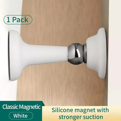 No-Drill Door Stopper for Room Bedroom Door Fixed Wall Protection Anti-Collision Household Silicone Strong Suction Floor Stopper