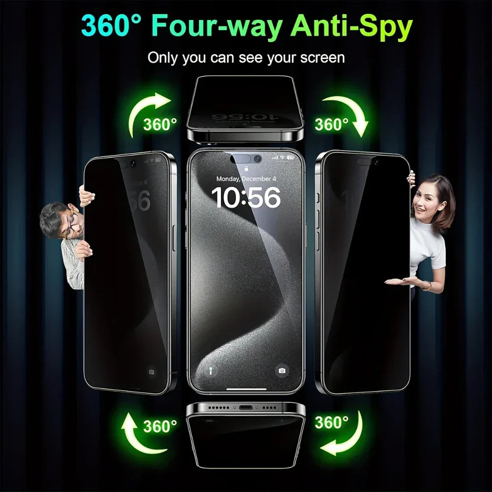 360° Privacy Tempered Glass 2-Pack for iPhone