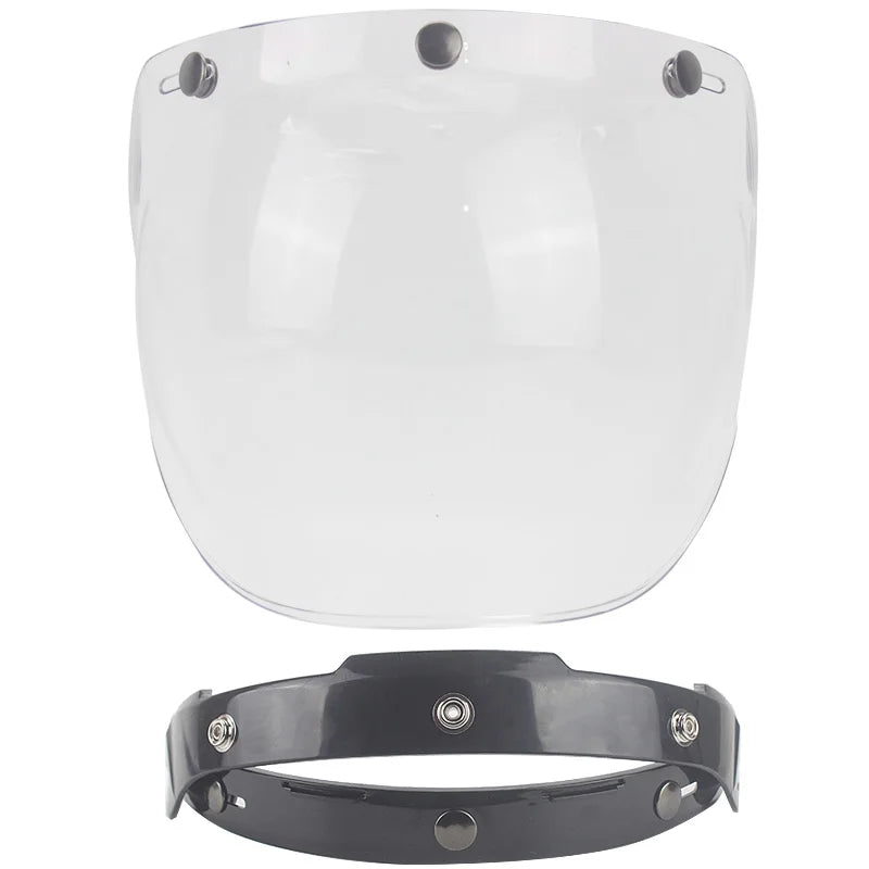 ORZ Retro Motorcycle Bubble Visor Glasses