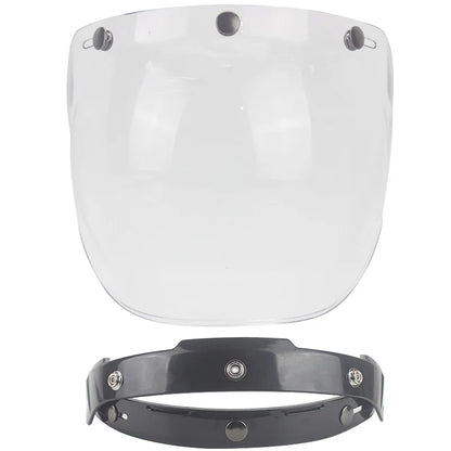ORZ Retro Motorcycle Bubble Visor Glasses