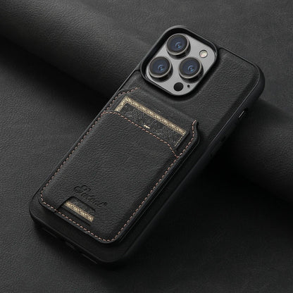 Leather Wallet Case with Card Holder for iPhone