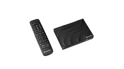vSeeBox V6 Max 2026 Newest Version, Android 14, 4GB RAM 64GB Storage, Voice Control, WiFi 6, Parental Control, 8K HDMI, Complete Kit with Remote, HDMI Cable, Power Adapter & Setup Guide