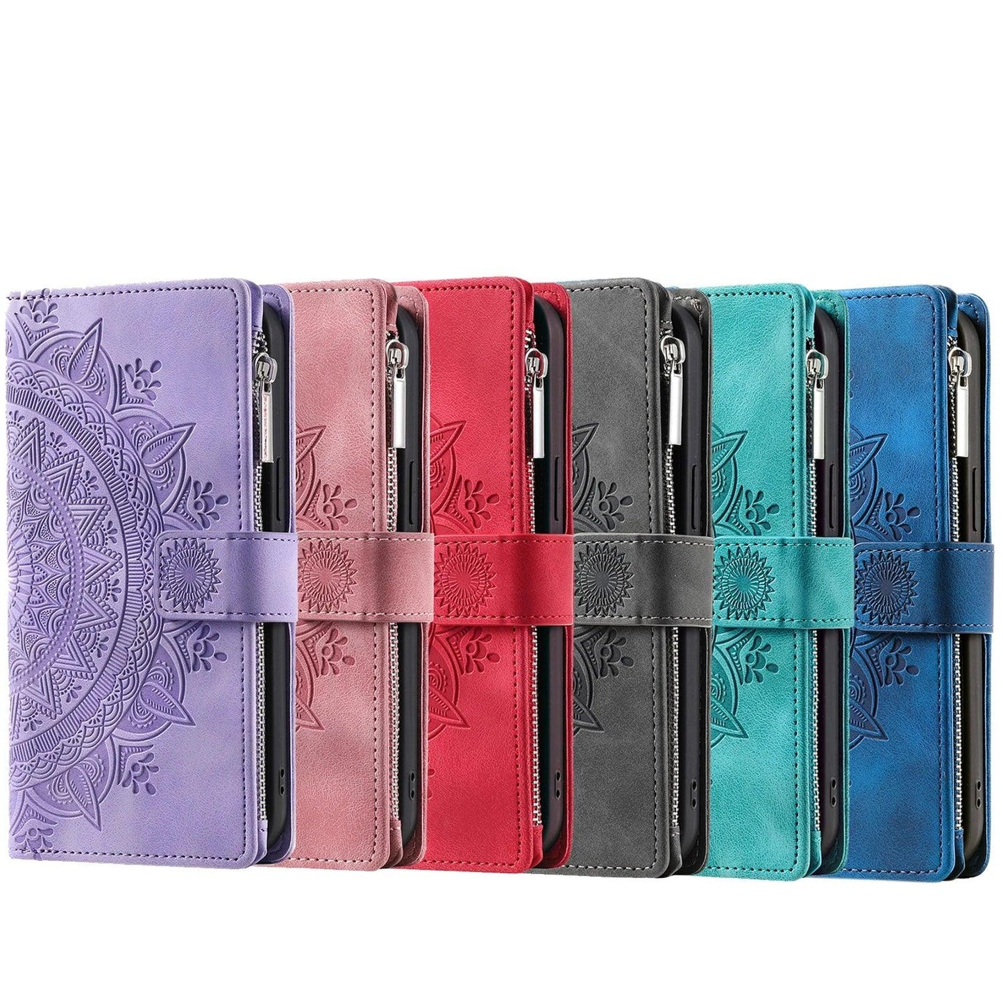 Leather Flip Wallet Case for Samsung Galaxy
