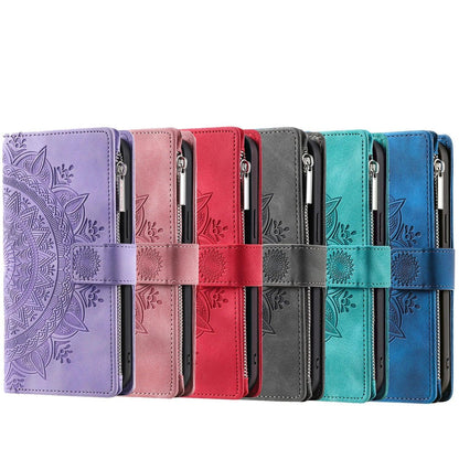 Leather Flip Wallet Case for Samsung Galaxy