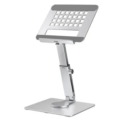 Aluminum Tablet Stand Desk Riser 360° Rotation Multi-Angle Height Adjustable Foldable Mount Dock For Pro iPad Xiaomi Huawei Tab - Urbizia