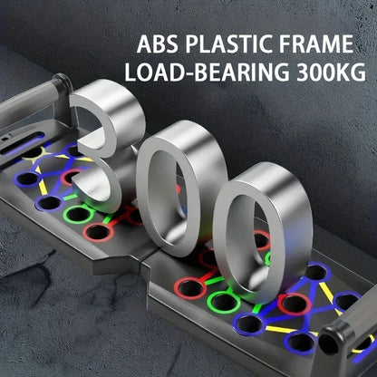 Push-up Board Set Portable Multifunctional Push-up Bar Foldable Fitness Equipment For Chest Abdomen Arms/Back Training - Urbizia