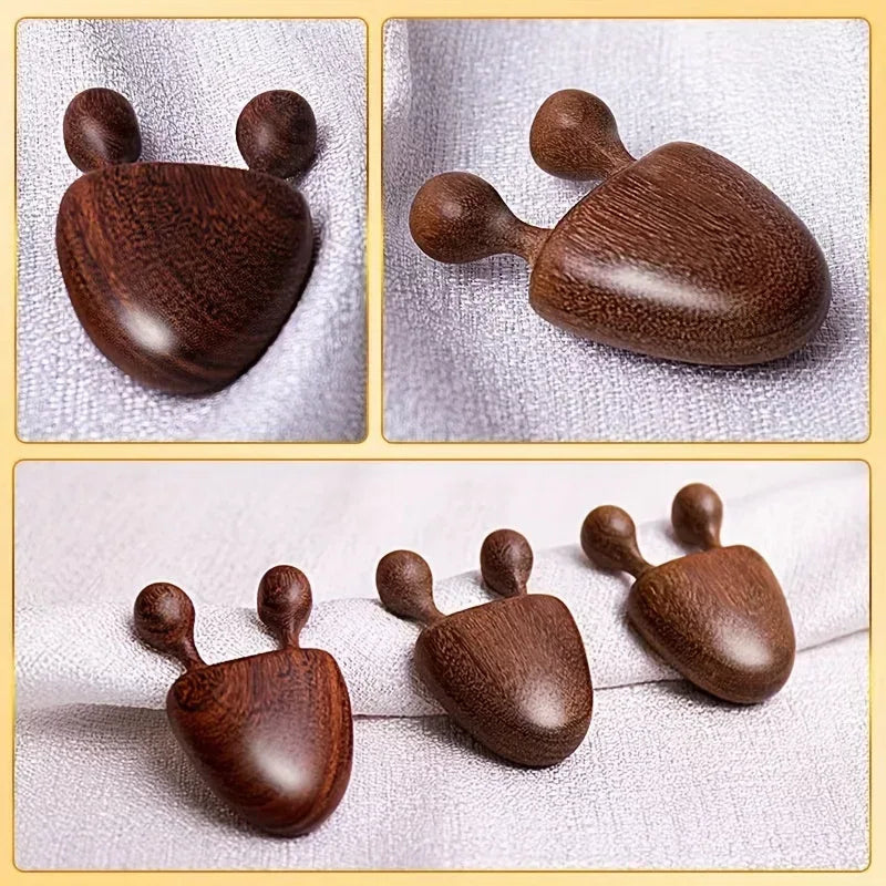 1pc Sandalwood Face Massager Nose & Face Massager - Eye Relief Tool Snail Facial Meridian Massage - Urbizia