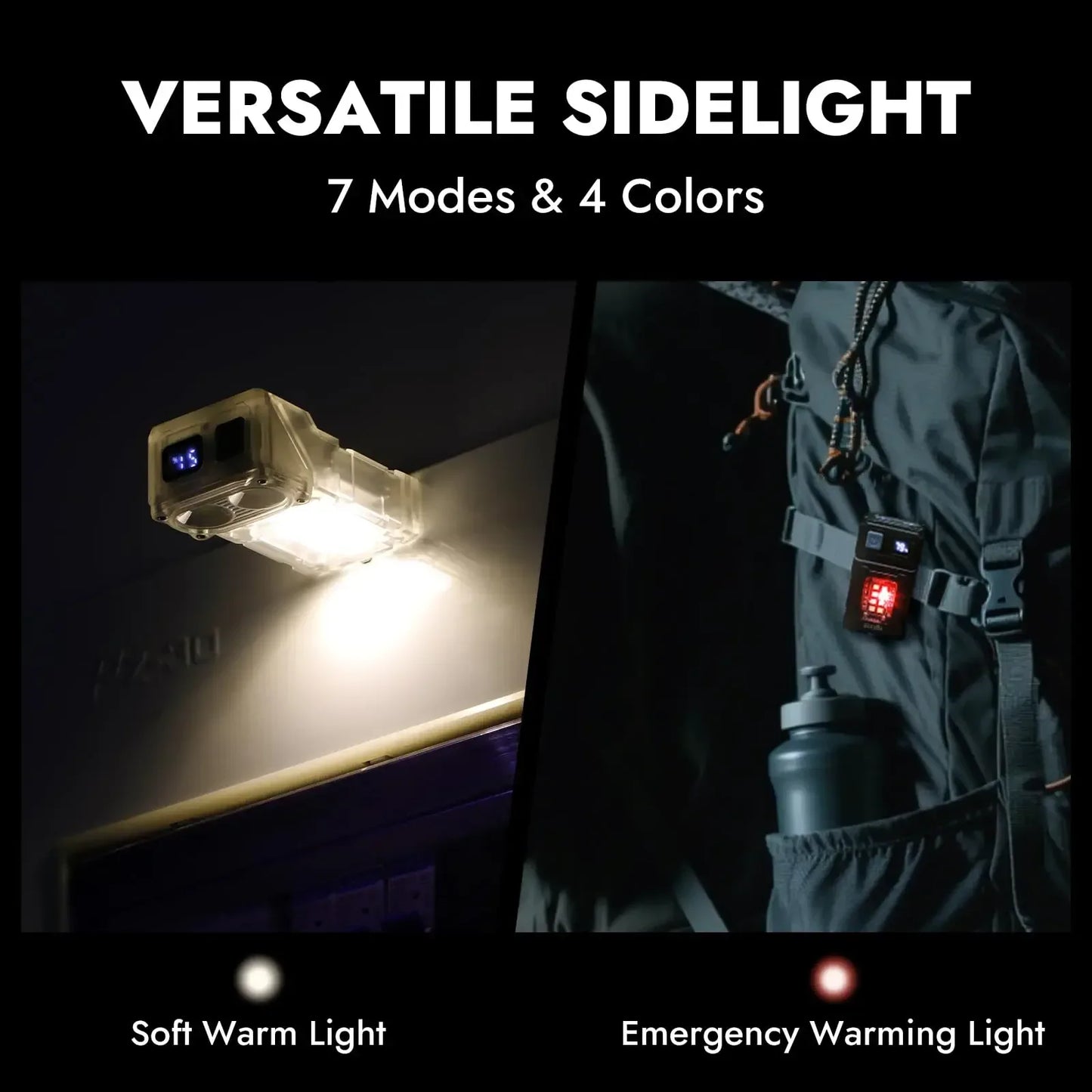 Mini USB Rechargeable LED Flashlight Magnetic Work Light Portable Super Bright COB Torch for Camping Outdoor Emergency Use - Urbizia