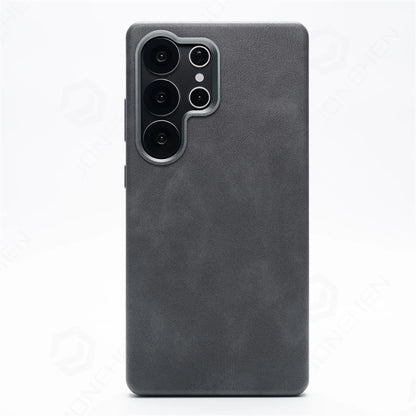 Retro Premium For Magsafe Leather Case For Samsung Galaxy S25 S24 S23 Ultra Luxury Magnetic Metal Lens Ring Shockproof Cover Bag