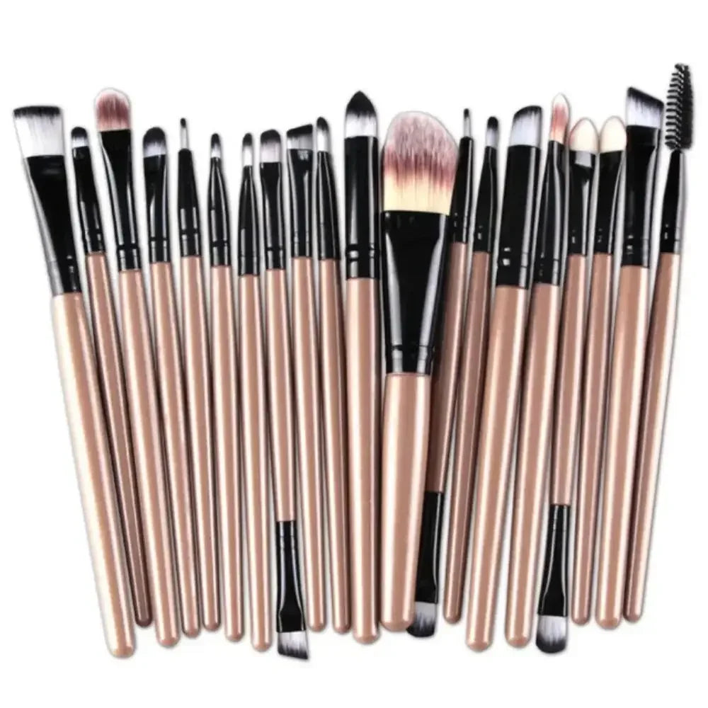 20-Piece Eye Makeup Brush Set – Complete Eyeshadow