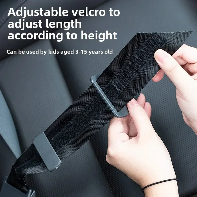 Child Car Seat Belt Adjuster Triangle Anchor Shoulder Protection Limiter Safety Accessory for Vehicle Seats - Urbizia