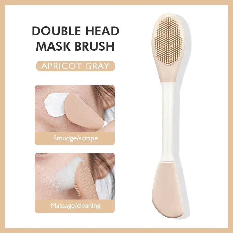 IMAGIC Silicone Facial Cleansing & Mask Brush 2 In1 Facial Skin Care Scrub Exfoliator Scrub Pore Blackhead Deep Cleaning Tools - Urbizia