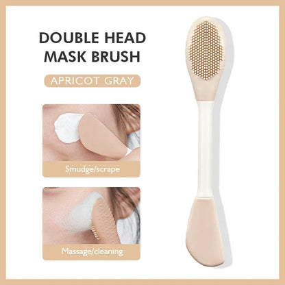 IMAGIC Silicone Facial Cleansing & Mask Brush 2 In1 Facial Skin Care Scrub Exfoliator Scrub Pore Blackhead Deep Cleaning Tools - Urbizia