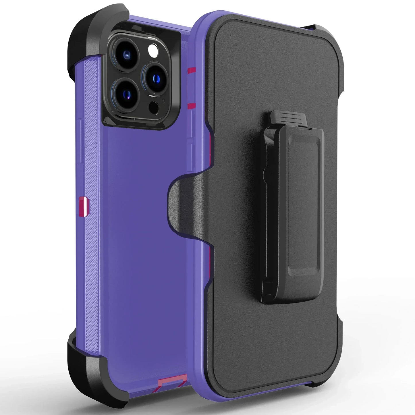 Luxury OTT Armor BOX Phone Case for IPhone 17 Air 16 15 14 Plus 13 12 Pro Max Soft Bumpers with Belt Clamp Protective Hard Cover