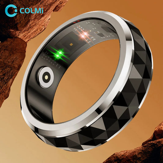 COLMI R11 Ceramic Smart Ring – Fidget Spinner, Health Monitor
