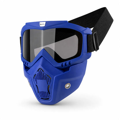Dustproof Motocross Glasses Adjustable Motorcycle Goggles Breathable Full Face Protective Motorbike Dirt Bike Off-road Mask