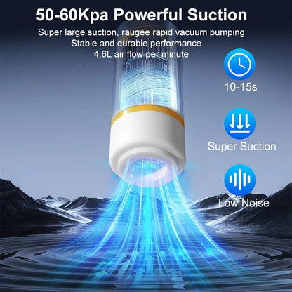 Rechargeable Mini Vacuum Air Pump for Food Storage Bags