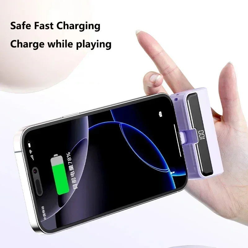 VIVO 50000mAh Capsule Power Bank Super Fast Charging Portable Large Capacity External Battery for iPhone Samsung Huawei 2026 New