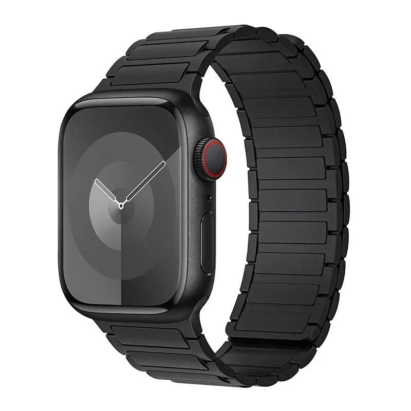 Magnetic Loop for Apple Watch Bands 44mm 40mm 49mm 45mm 41mm 38mm Silicone Bracelet iWatch Series 9 8 7 6 5 4 3 Se ultra 2 strap