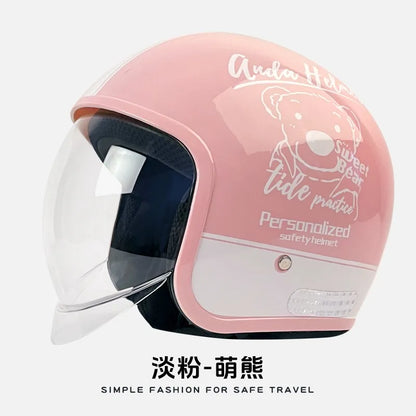 GB Certified Electric Vehicle Helmet for Men and Women All-season Universal Electric Vehicle Safety Helmet Motorcycles Winter