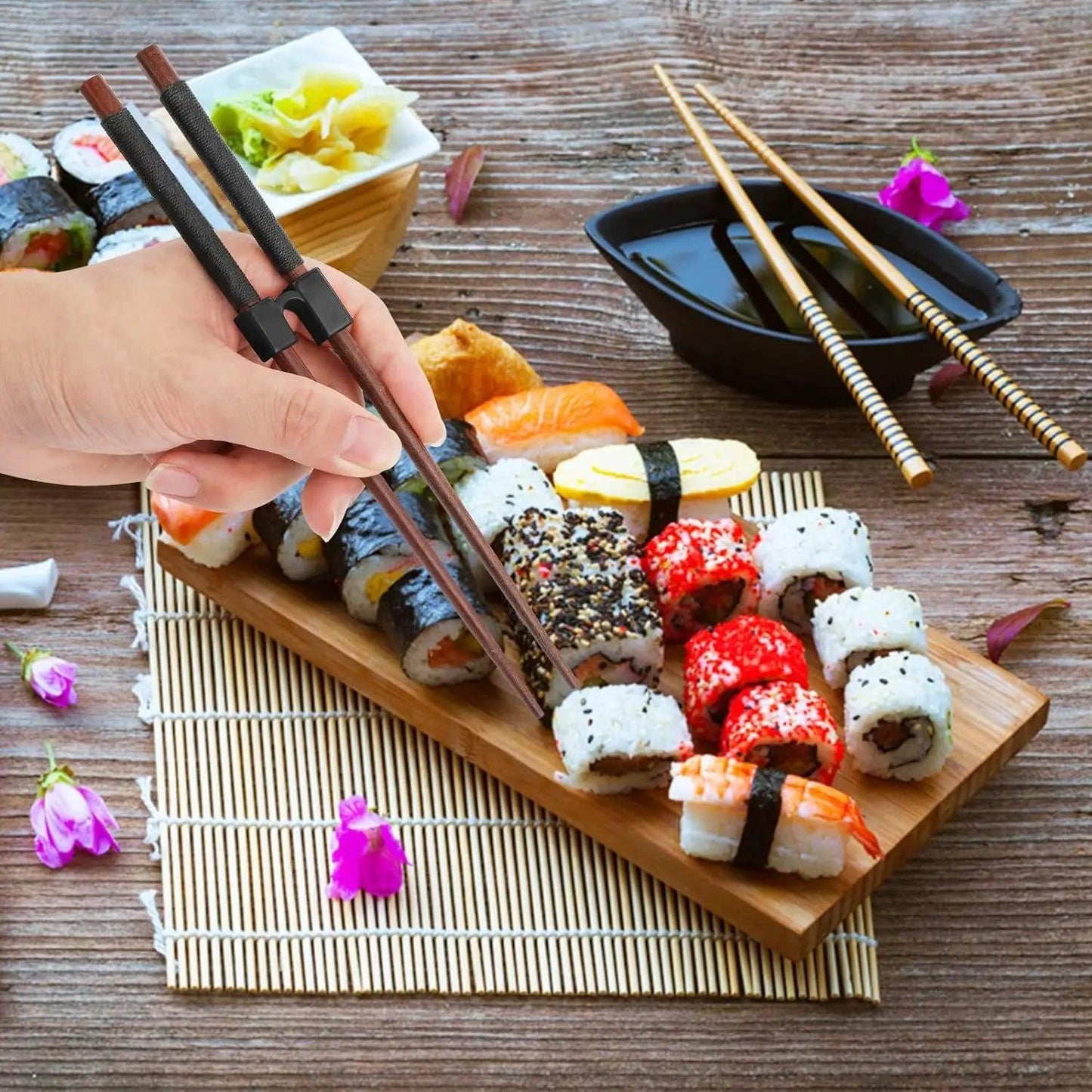 5PCS Reusable Chopsticks Trainer Helper Set