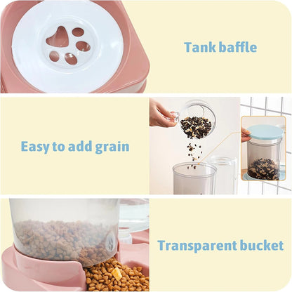 Automatic Cat Feeder Water Dispenser Set 2 In 1 - Urbizia