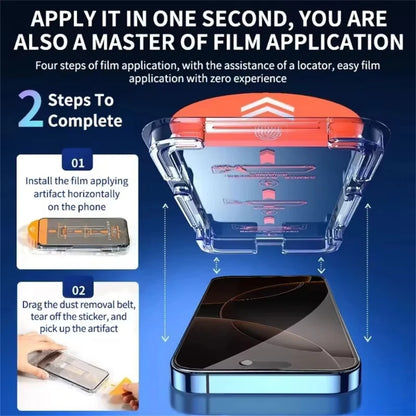 1-3PCS One-Step Install Privacy Screen Protector for Samsung Galaxy S26 S26Ultra S26Plus S26Edge, 9H Anti-Scratch Tempered Glass