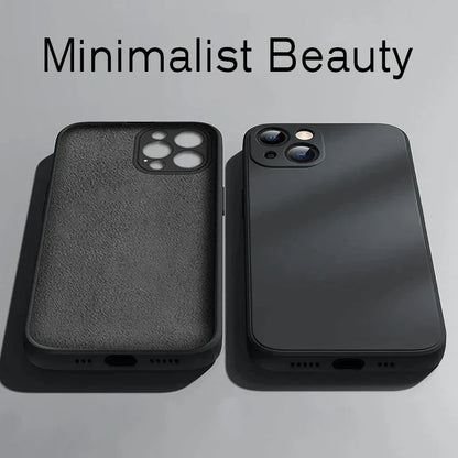 Luxury Original Liquid Silicone Case for IPhone 14 13 12 11 Pro Max Shockproof Case