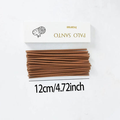 30 Sticks High-Grade Palo Santo Incense White Sage Cedar Coffee Home Fragrance Natural Aromatherapy Suitable for Yoga Meditation