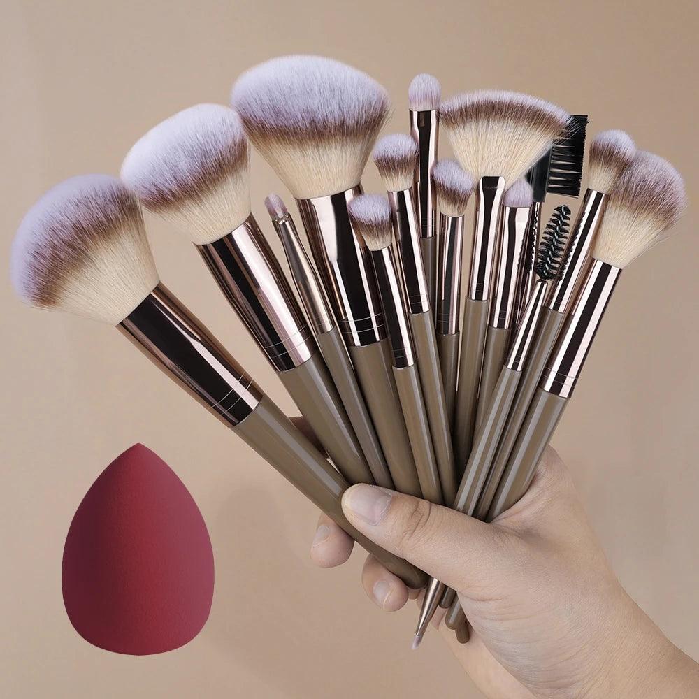 Professional Makeup Brush Set for Face & Eye Makeup
