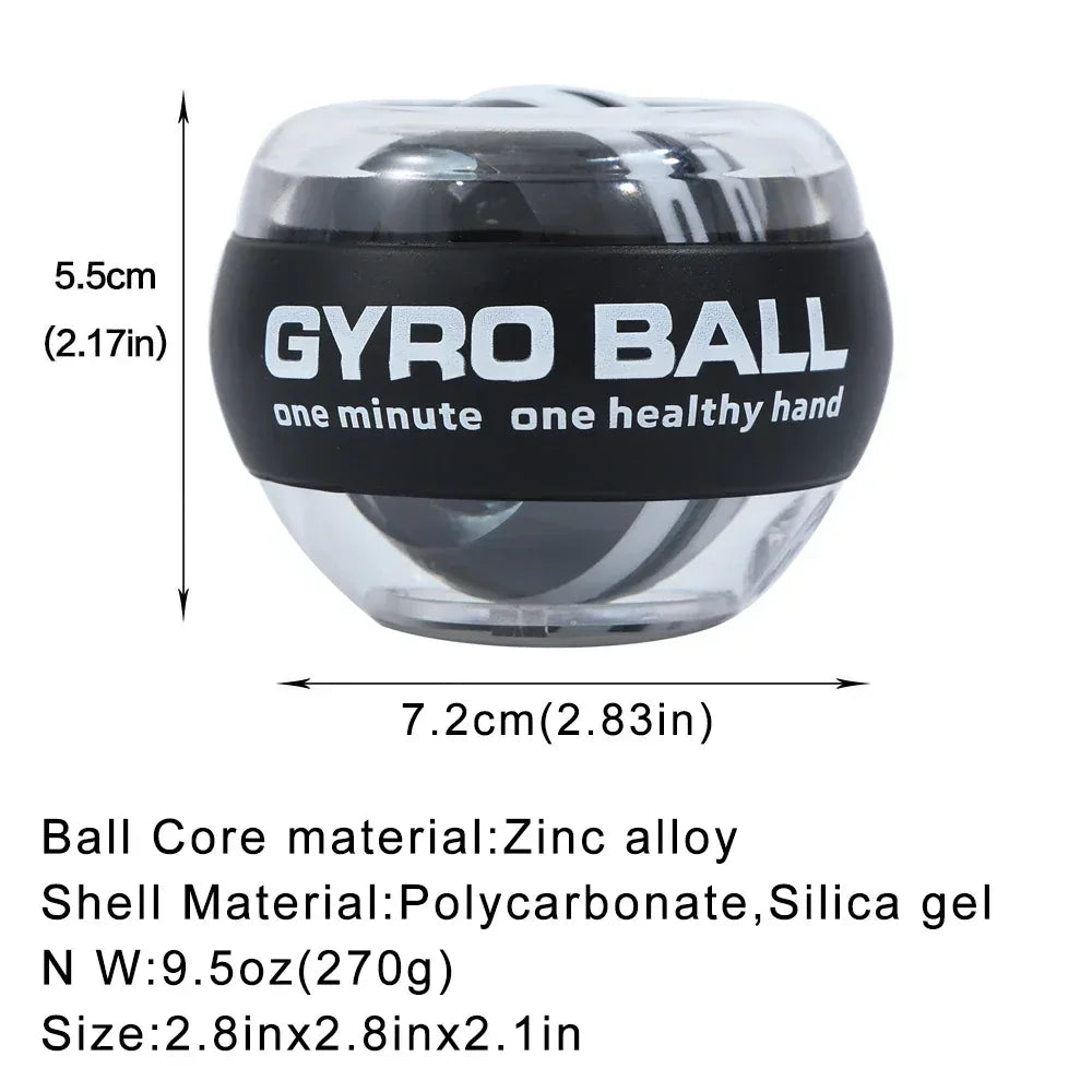 Self-Starting Wrist Gyro Ball Power Trainer Forearm Exerciser - Wrist Strengthening Device for Arm And Finger Muscle Training - Urbizia
