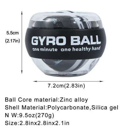 Self-Starting Wrist Gyro Ball Power Trainer Forearm Exerciser - Wrist Strengthening Device for Arm And Finger Muscle Training - Urbizia