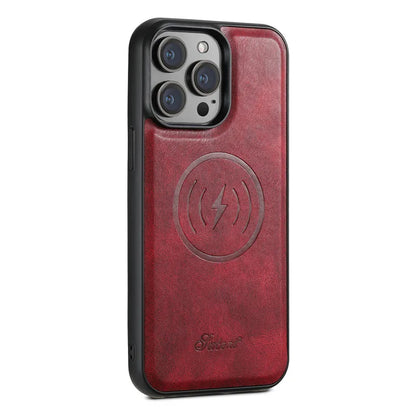 EUCAGR Magsafe Magnetic 2 In 1 Detachable Wallet Leather Case For iPhone 12 13 14 15 16 17 Pro Max Plus 16E 17 Air Holder Cover