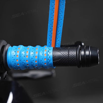 BLALION Motorcycle Handlebar Tape Road Bike Bar Tape PU Bike Handlebar Tape Soft Anti-Vibration Tape Durable Protection Straps