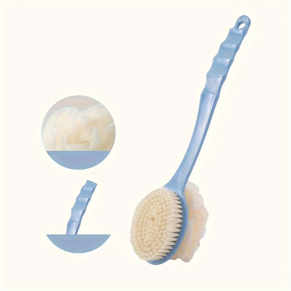 Soft Body Scrubber with Long Handle