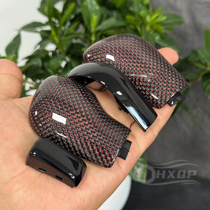 Customized Forged Carbon Fiber Side Cover Shift Gear Head Suitable for Volkswagen Passat CC Golf