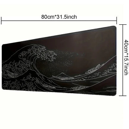 1PC Large Mouse Pads For Desk, Gaming Mouse Pad, Mouse Pad with Stitched Edges and Non-Slip Rubber Base, Extended Mouse Pad - Urbizia