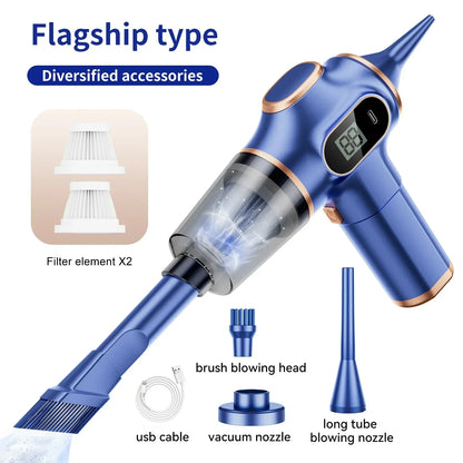 NEW ABS Wireless Car Vacuum Cleaner Home Appliance Sofa Office High-Power Household Cleaning Machine Mini Vacuum Carpet Cleaner - Urbizia