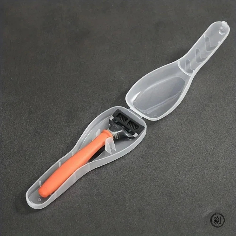 Razor Travel Storage Box Transparent Dustproof Carrying Case Cartridge Box Razor Men Daily Supplies Organizer
