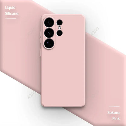 Liquid Silicone Square Shockproof Case for Samsung Galaxy