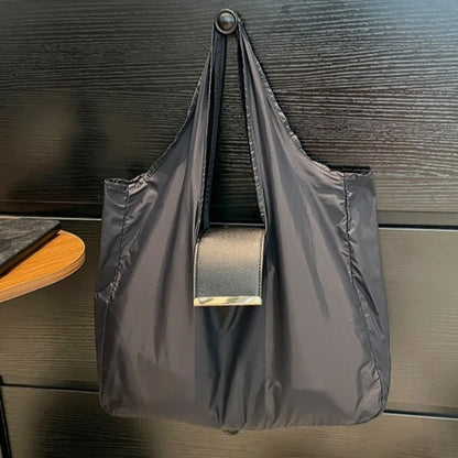 Reusable Mini Keychain Tote Bag Large Capacity Lightweight Foldable Shopping Bag Key Ring Eco-Friendly Expandable Reusable Bag