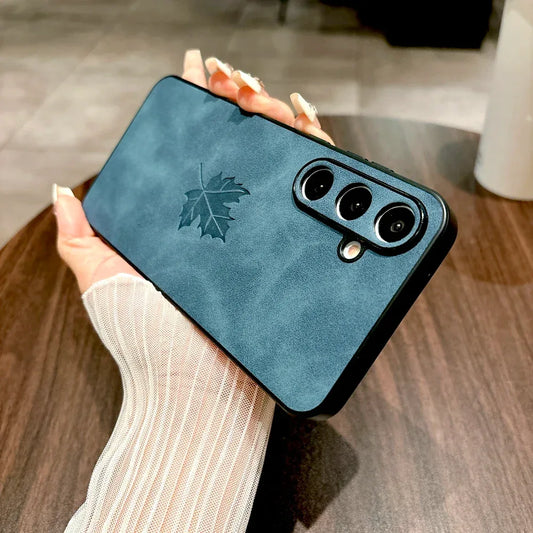 Retro Leather Full Coverage Case for Samsung Galaxy
