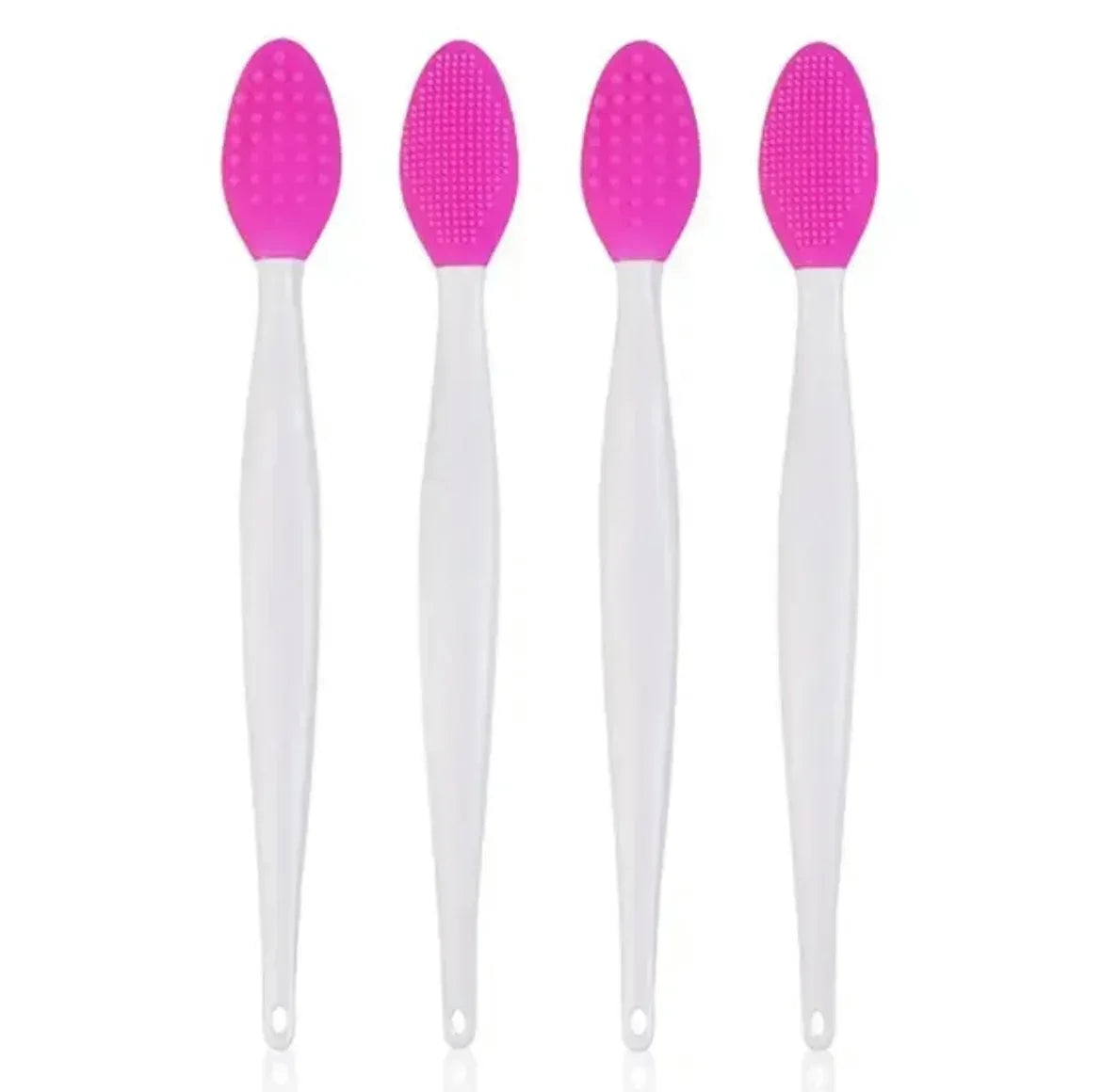 1PC/4PCS Beauty Skin Care Wash Face Silicone Brush Exfoliating Nose Clean Blackhead Removal Brushes Tools With Replacement Head - Urbizia
