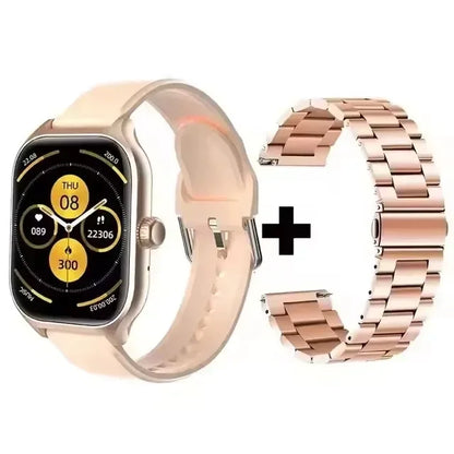 Smart Watch Men 2.01 Inch AMOLED Screen Waterproof Multiple Sport Mode Fitness HD Bluetooth Calls Smartwatch Men Women Bracelet - Urbizia