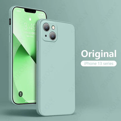 Luxury Liquid Silicone Case for iPhone Full Protection Series